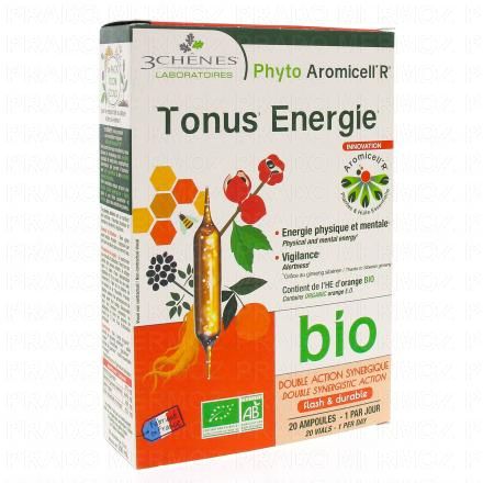 LES 3 CHENES Phyto Aromicell'R Tonus Energie 20 ampoules
