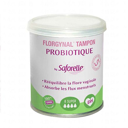 Florgynal tampons probiotique super boîte de 8