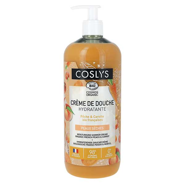 Crème De Douche Hydratante Pêche-carotte 1L