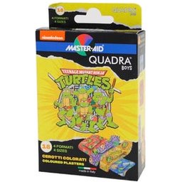 Pansements Quadra Boys Ninja Turtles Assorties 18uts