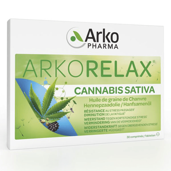 Arkorelax Cannabis Sativa 30 comprimés