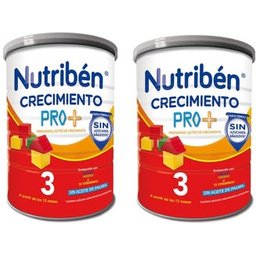 Nutriben Pack Leche Crecimiento Pro+ 3 2x800g