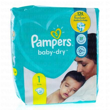 Baby dry 12h Taille 1 - 21 couches