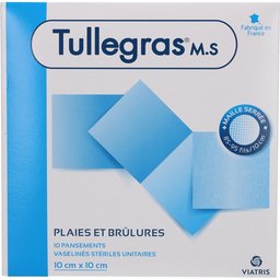 Viatris Tullegras Pansements Vaselinés Unitaires