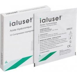 Genevrier Ialuset Compresse Imprégné Acide Hyaluronique 10 unités