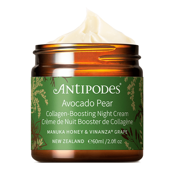 Avocado Pear Crème de nuit booster de collagène 60ml
