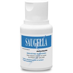 - Dermoliquide - Soin lavant pour l’hygiène intime quotidienne des femmes adultes - à base d’extrait de Sauge - Assure le bien-être intime quotidien - Flacon 100 ml