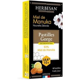 Pastilles Gorge Miel de Manuka IAA 10+ – Goût Citron