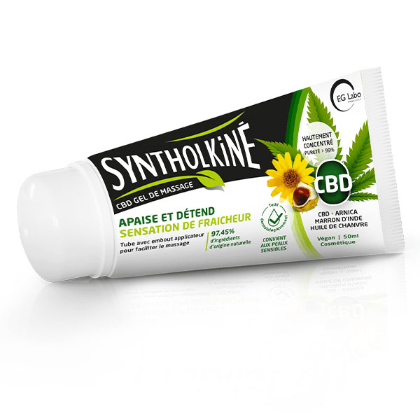 CBD Gel de massage - tube 50 ml avec embout applicateur - EG LABO