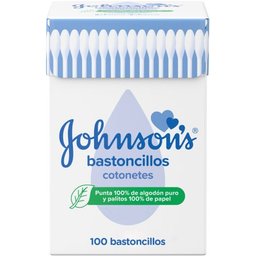 Johnson'sBaby Tampons pour bébé 100% coton 100 pcs