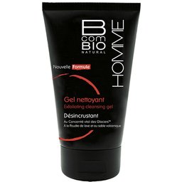 B COM BIO Organic Homme Gel nettoyant désincrustant