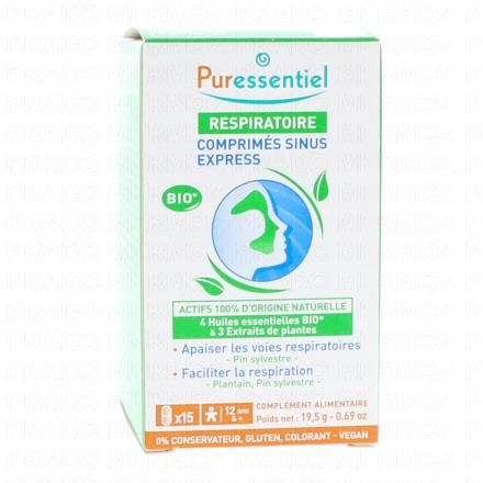 Respiratoire - Sinus Express bio x15 Comprimés