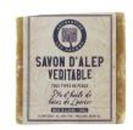 Savon d'Alep Véritable 5% d'Huile de Baies de Laurier 190 g - Pain 190 g