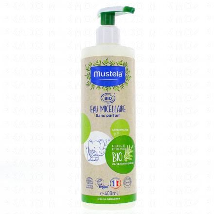 eau micellaire bio sans parfum flacon pompe 400ml