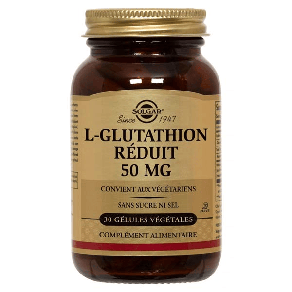 L-Glutathion 50mg 30 gélules végétales