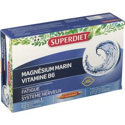 Super Diet Magnésium Marin Vitamine B6 20 Ampoules