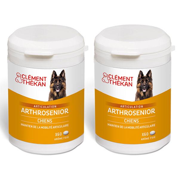 Lot de 2 - Arthrosenior Mobilité Articulaire Chien 60 Comprimés