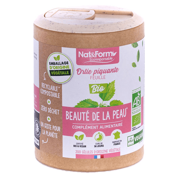 Écoresponsable Ortie Piquante Feuille Bio 200 gélules végétales
