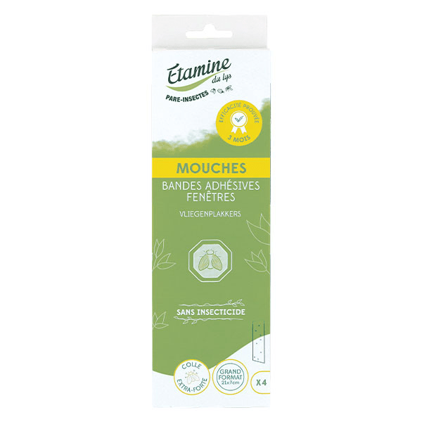Pare Insectes Bandes Adhésives Fenêtres 4 unités