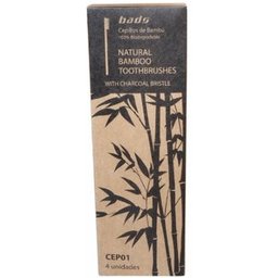 Brosse à Dents En Bambou Naturel 4uts