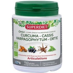 Super Diet Quatuor Curcuma Articulations Bio 150 gélules