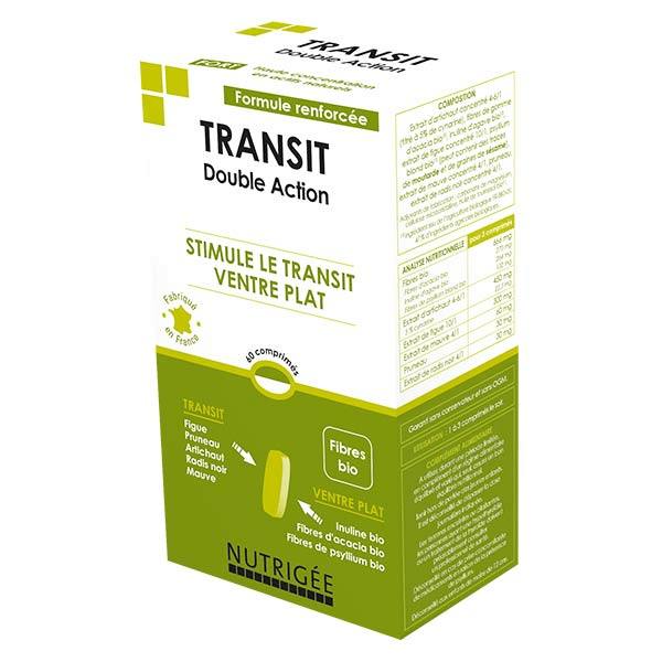Transit Double Action 60 comprimés