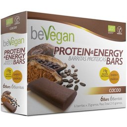 BeVagan Barritas Cacao Protein-Energy 6x36g