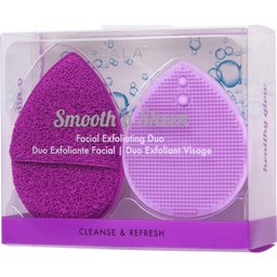 Smooth'N Sheen Duo Éponge Exfoliant Visage 2uts