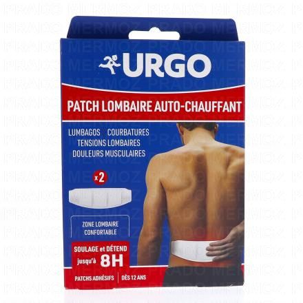 Patch Auto-Chauffant 8h lot de 2 - lombaire