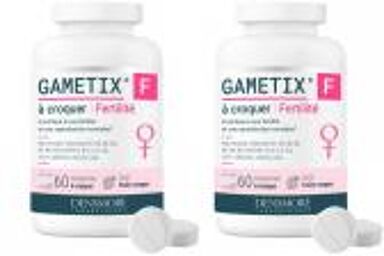 Gametix F Fertilité Lot de 2 x 60 Comprimés à Croquer - Lot 2 x 60 comprimés à croquer