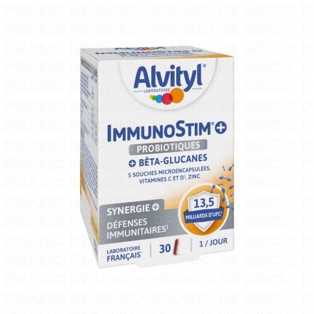 Immunité - ImmunoStim+ Probiotiques 30 gélules