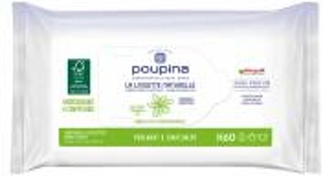 Les Lingettes Bébé Naturelles X60 - Sans Parfum Hypoallergéniques - Hydratantes et Protectrices - Fibre 0 Plastique et 100% Naturelle - Vegan - 99,6% d'Ingrédients d'Origine Naturelle - Pa