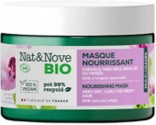 Nat&Nove; Bio NAT&NOVE; BIO Masque nourrissant Certifié Bio cheveux très secs, bouclés ou frisés 300ml - Pot 300