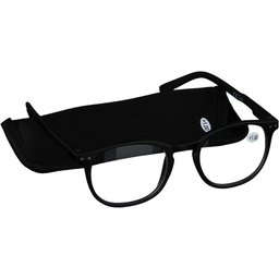 Pharma Glasses Lunettes de lecture noir + 1.00