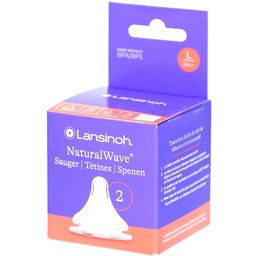 NaturalWave® Lot de 2 tétines péristaltiques débit rapide