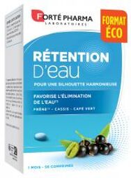 Rétention d'Eau Format Éco - Élimination de L'eau - 56 Comprimés - Boîte 56 comprimés