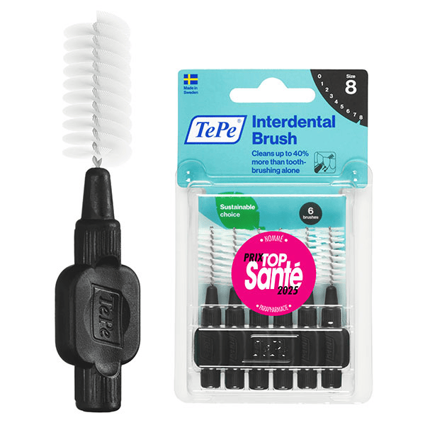 Brossettes Interdentaires Originales Noir 1.5 mm 6 brossettes