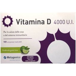 Métagéniques Vitamine D4000Ui 168 Cpr Mât