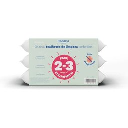 Bebé Toallitas Húmedas Sin Perfume Pack 3x60uds