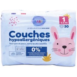 Couches Taille 1 2-5Kg 30uts