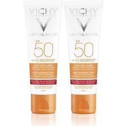 Ideal Soleil Soin anti-âge antioxydant 3 en 1 SPF 50