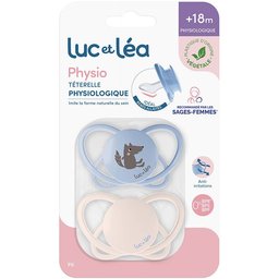 LUC ET LEA Duo de sucettes physiologiques – Loup