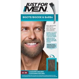 Gel colorant brun foncé pour moustache et barbe 30 ml