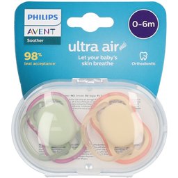 Avent Sucette ultra air 0-6 mois (couleur non sélectionnable)