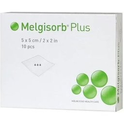 Plus Pansement Absorbant 5x5cm 10uts