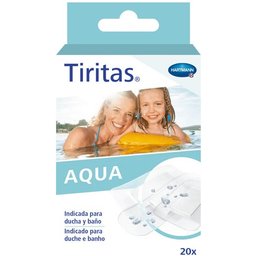 Tiritas Aqua Adhesive Band-Aid 3 Tailles 20uds