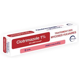 EG Labo Clotrimazole Crème 1% pour mycose vulvo-vaginale