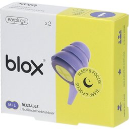 Sleep & Focus Bouchons d'Oreille Réutilisables M/L