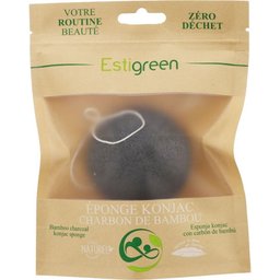 Estigreen Éponge Konjac Charbon 1ut
