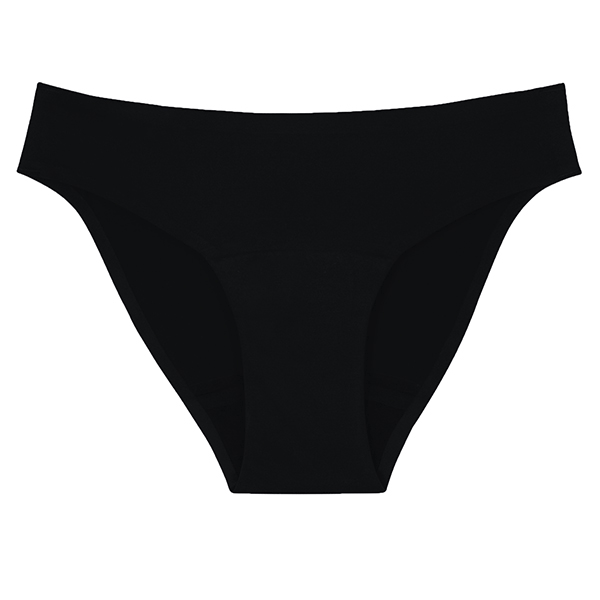 Culotte Menstruelle Microfibres Flux Moyen Noir TXL